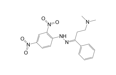 1-Propanone, 3-(dimethylamino)-1-phenyl-, (2,4-dinitrophenyl)hydrazone