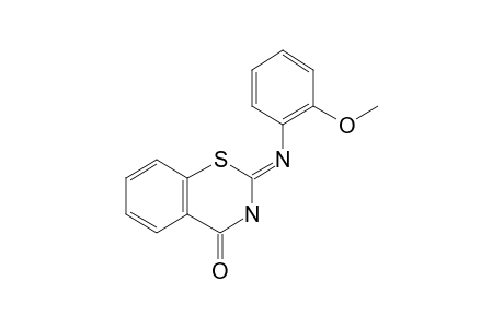 2-o-Anisylimino-2,3-dihydro-4H-1,3-benzothiazin-4-one