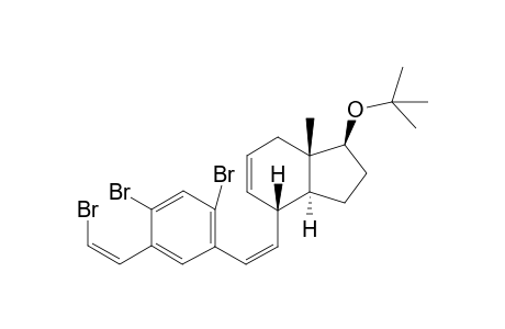 (-)-(1S,3aS,4S,7aS)-1-tert-Butoxy-4-{(Z)-2-[2,4]dibromo-5-(2-bromovinyl)phenyl]vinyl}-7a-methyl-2,3,3a,4,7,7a-hexahydro-1H-indene