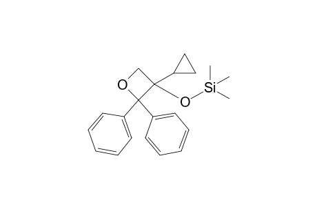 (3-cyclopropyl-2,2-diphenyl-oxetan-3-yl)oxy-trimethyl-silane
