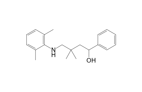 4-(2,6-Dimethylanilino)-3,3-dimethyl-1-phenyl-1-butanol