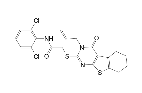 acetamide, N-(2,6-dichlorophenyl)-2-[[3,4,5,6,7,8-hexahydro-4-oxo-3-(2-propenyl)benzo[4,5]thieno[2,3-d]pyrimidin-2-yl]thio]-