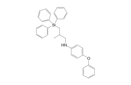 N-(2-Methyl-3-(triphenylsilyl)propyl)-4-phenoxyaniline