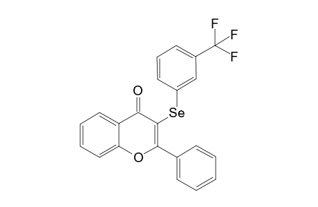 2-Phenyl-3-(3-(trifluoromethyl)phenylselenyl)-4H-chromen-4-one