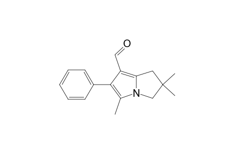 2,2,5-Trimethyl-6-phenyl-2,3-dihydro-1H-pyrrolizin-7-carbaldehyde