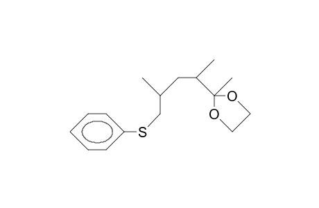 1-Phenylthio-2(S)-methyl-4(R)-(2-methyl-1,3-dioxolan-2-yl)-pentane