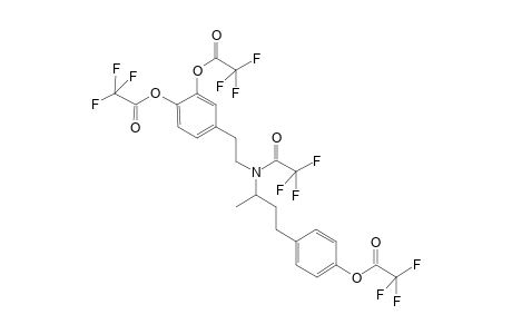 Dobutamine, N,o,o',o''-tetrakis(trifluoroacetyl)-