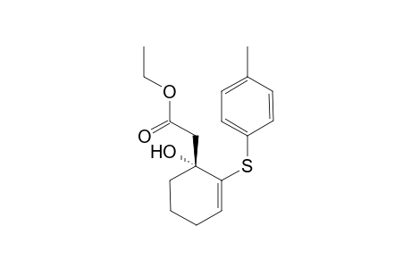 (1R)-1-[(Ethoxycarbonyl)methyl]-2-(p-tolylthio)cyclohex-2-en-1-ol