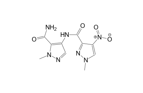 N-[5-(aminocarbonyl)-1-methyl-1H-pyrazol-4-yl]-1-methyl-4-nitro-1H-pyrazole-3-carboxamide