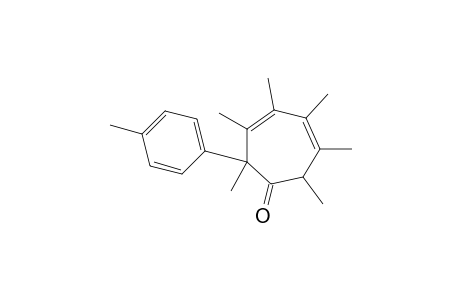 2-(p-Methylphenyl)-2,3,4,5,6,7-hexamethyl-3,5-cycloheptadien-1-one