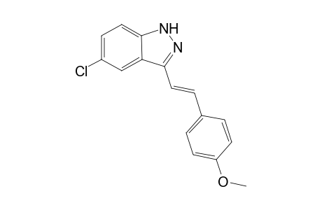 (E)-5-chloro-3-(4-methoxystyryl)-1H-indazole