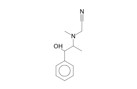 2-[(1-hydroxy-1-phenylpropan-2-yl)-methylamino]acetonitrile