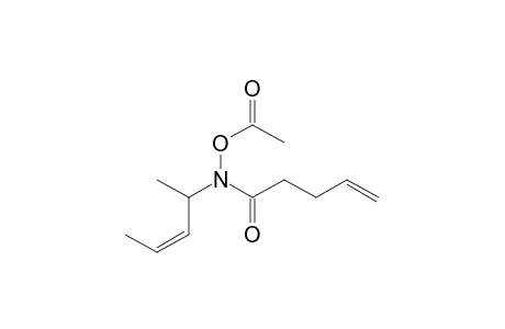 N-Pent-2-en-4-yl-N-pent-4-enoyl-O-acetylhydroxylamine