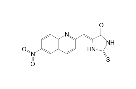 5-[(6-nitro-2-quinolinyl)methylene]-2-thioxo-4-imidazolidinone