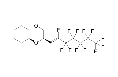 (3R,4aS,8aS)-3-[(Z)-2,3,3,4,4,5,5,6,6,7,7,7-dodecafluorohept-1-enyl]-2,3,4a,5,6,7,8,8a-octahydrobenzo[b][1,4]dioxin