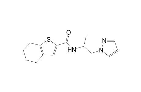 N-[1-methyl-2-(1H-pyrazol-1-yl)ethyl]-4,5,6,7-tetrahydro-1-benzothiophene-2-carboxamide