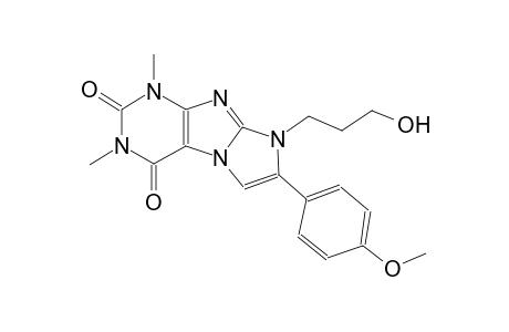 1H-imidazo[2,1-f]purine-2,4(3H,8H)-dione, 8-(3-hydroxypropyl)-7-(4-methoxyphenyl)-1,3-dimethyl-