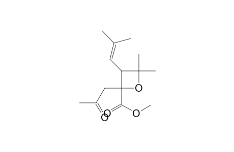 2-(acetylmethyl)-3-(2-methyl-1-propenyl)-4,4-dimethyl-1-oxacyclobutane-2-carboxylic acid methyl ester