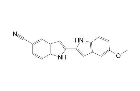 5'-Methoxy-1H,1'H-[2,2'-bisindole]-5-carbonitrile