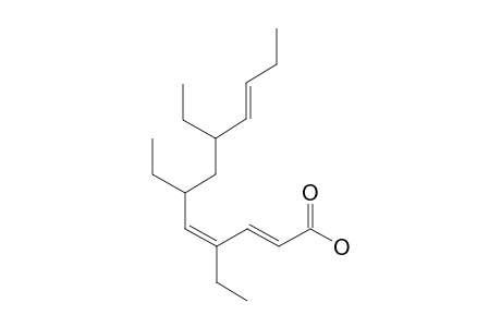 MONOTRIAJAPONIDE-A;(2E,4Z,9E)-4,6,8-TRIETHYLDODECATRIENOIC-ACID