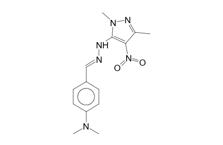 4-(Dimethylamino)benzaldehyde (1,3-dimethyl-4-nitro-1H-pyrazol-5-yl)hydrazone