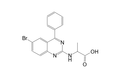 alanine, N-(6-bromo-4-phenyl-2-quinazolinyl)-