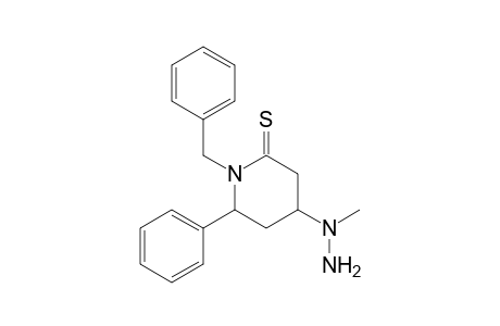 1-Benzyl-4-[1'-methylhydrazino]-6-phenylpiperidine-2-thione