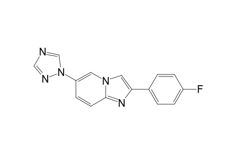 N-[2-(4-FLUOROPHENYL)-IMIDAZO-[1,2-A]-PYRIDIN-6-YL]-1,2,4-TRIAZOLE