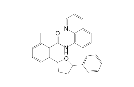 2-Methyl-6-(5-phenyltetrahydrofuran-2-yl)-N-(quinolin-8-yl)benzamide