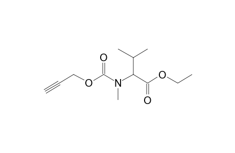 Valine, N-methyl-N-propargyloxycarbonyl-, ethyl ester