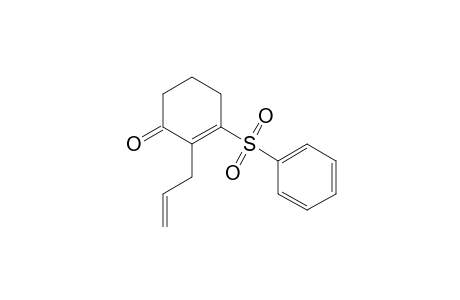 2-Cyclohexen-1-one, 3-(phenylsulfonyl)-2-(2-propenyl)-