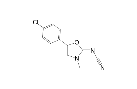 5-(4-Chlorophenyl)-2-cyanoimino-4,5-dihydro-3-methyl-1,3-dioxazole