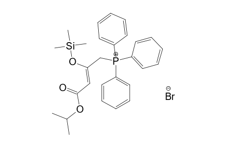 ISOPROPYL-4-(TRIPHENYLPHOSPHONIUM-BROMIDE)-3-(TRIMETHYLSILYLOXY)-BUT-2-ENOATE
