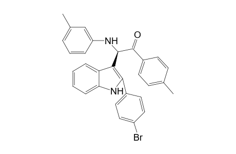 2-(2-(4-Bromophenyl)-1H-indol-3-yl)-1-p-tolyl-2-(m-tolylamino)-ethanone