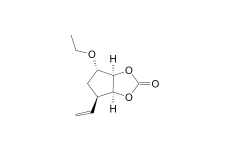 3a.alpha.,4.beta.,6.alpha.,6a.alpha.)-4-Ethenyl-6-ethoxytetrahydro-4H-cyclopenta-1,3-dioxol-2-one