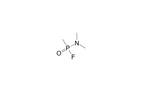 (CH3)2NP(O)CH3F;N,N,P-TRIMETHYL-PHOSPHONAMIDIC-FLUORIDE