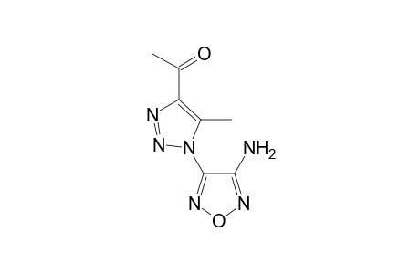 1-[1-(4-Amino-1,2,5-oxadiazol-3-yl)-5-methyl-1H-1,2,3-triazol-4-yl]ethanone