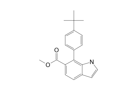 Methyl 7-[4-(tert-butyl)phenyl]-1H-indole-6-carboxylate