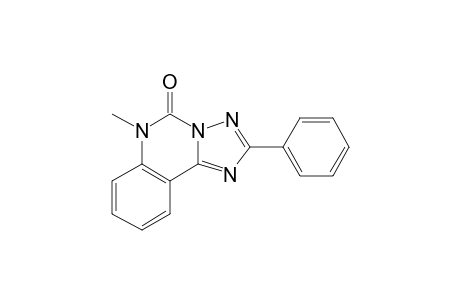 2-Phenyl-5H,6H-[1,2,4]triazolo[1,5-C]quinazolin-5-one, N-methyl-