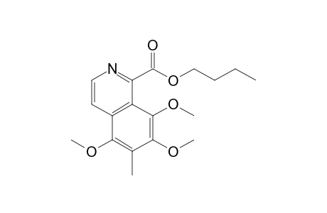 Butyl 6-Methyl-5,7,8-trimethoxyisoquinoline-1-carboxylate