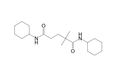 pentanediamide, N~1~,N~5~-dicyclohexyl-2,2-dimethyl-