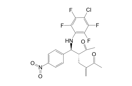 (4,5-trans)-3-[(4-Chloro-2,3,5,6-tetrafluorophenylamino)(4-nitrophenyl)methyl]-5-methyleneheptane-2,6-dione