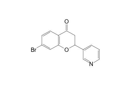 7-bromo-2-(3-pyridyl)-4-chromanone