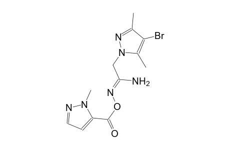 (1Z)-2-(4-bromo-3,5-dimethyl-1H-pyrazol-1-yl)-N'-{[(1-methyl-1H-pyrazol-5-yl)carbonyl]oxy}ethanimidamide