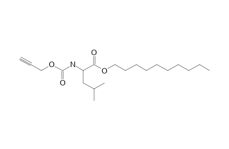 L-Leucine, N-propargyloxycarbonyl-, decyl ester