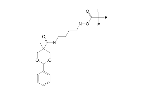 5-METHYL-2-PHENYL-N-(4-(2,2,2-TRIFLUOROACETAMID)-BUTYL)-1,3-DIOXANE-5-CARBOXAMIDE