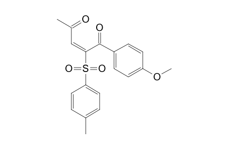 (E)-1-(4-methoxyphenyl)-2-tosylpent-2-ene-1,4-dione