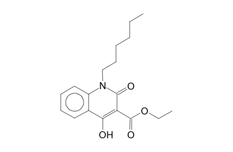 Ethyl 1-hexyl-4-hydroxy-2(1H)-oxo-3-quinolinecarboxylate