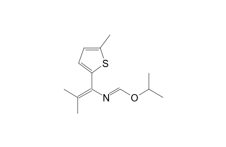 1-Isopropoxy-4-methyl-3-(5-methyl-2-thienyl)-2-aza-1,3-pentadiene