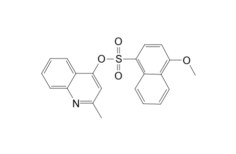(2-methyl-4-quinolyl) 4-methoxynaphthalene-1-sulfonate